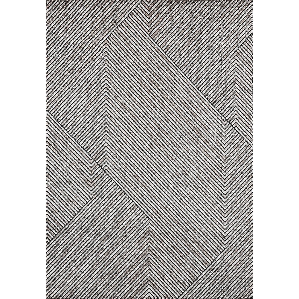 Dynamic Rugs 1153-198 Robin 9.2 Ft. X 12.6 Ft. Rectangle Rug in Ivory/Dark Grey/Taupe